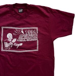Vintage 90s Single Stitch - Juneteenth 1994 Pueblo Colorado T-Shirt - Large